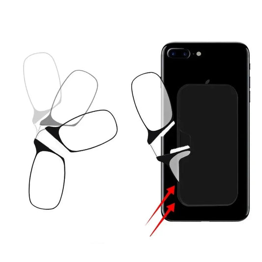 Clip-On Rectangular con Funda para Celular
